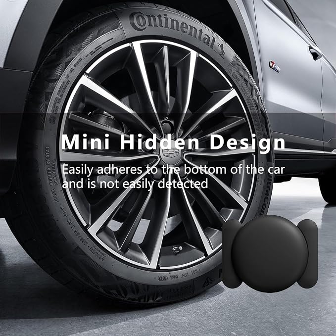 GPS Tracker for Vehicles,Magnetic Waterproof Car Tracker, No Monthly fees, Mini Portable GPS Tracker for Cars, Trucks, Motorcycle, Anti-Theft（Android Only）