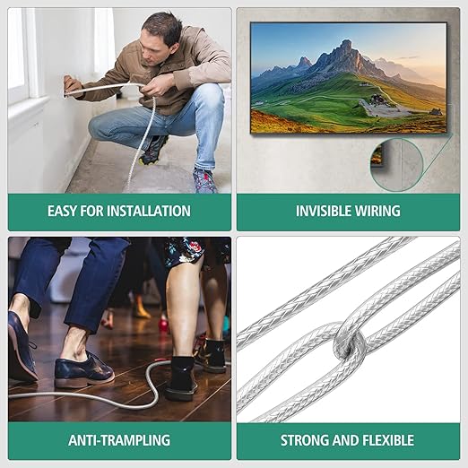 RUIPRO Crystal 8K HDMI Ultra High Speed Latest 2.1b Certified Fiber Optic Cable 25 feet 8K60Hz 4K120Hz 48Gbps eARC HDR HDCP2.3 for RTX4080/4090/3080/3090 Xbox PS5 AVR Projector LG/Samsung/Sony
