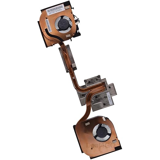 Deal4GO CPU GPU Cooling Fan Heatsink Thermal Module Assembly 01HY783 02HK827 Replacement for Lenovo ThinkPad P52 2018
