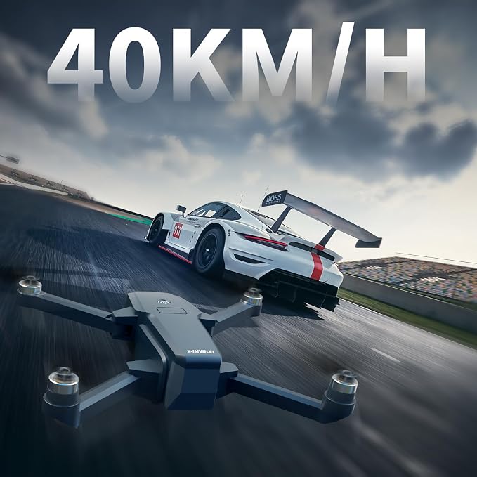 X15 Drone with 1080P HD Camera for Adults Beginners, Drone with Brushless Motor, One Key Takeoff/Landing, Trajectory Flight, Gesture Control, 3 Speed Modes, Modular Battery, Gift for Adults