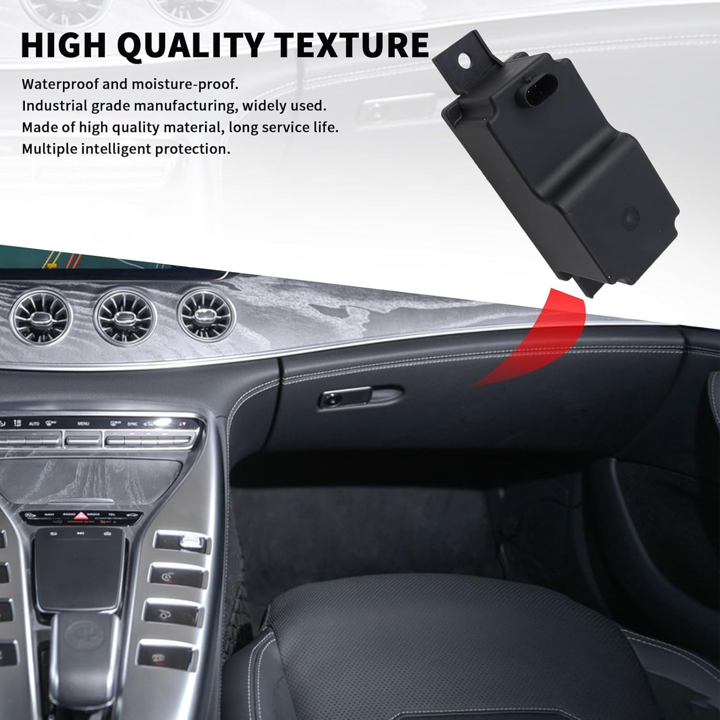 Voltage Converter Module Auxiliary Battery for Mercedes for Benz C300 C43 AMG E400 GLC250 S500 S65 AMG Replacement # 2054400073 2059052809 2059053414