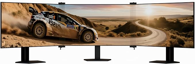 ZGRG Bezel Free Kit for 24"-32" monitor; Triple monitor Bezel Free Kit; ultrawide monitor kit (Set of 2)