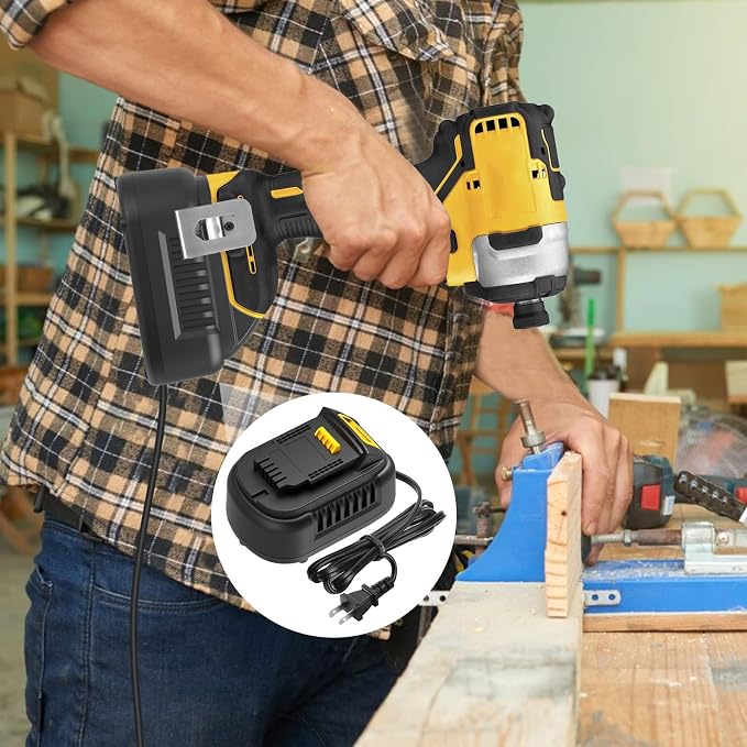 New Version 110V to 20V DC Converter,Power Source Option for Dewalt 18V-20V Cordless Tools,AC to DC Converter 500W,120V to 20V Power Supply, AC Plug Transformer Adapter