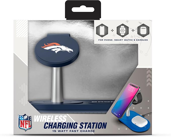 SOAR NFL 3-in-1 Wireless Charging Station