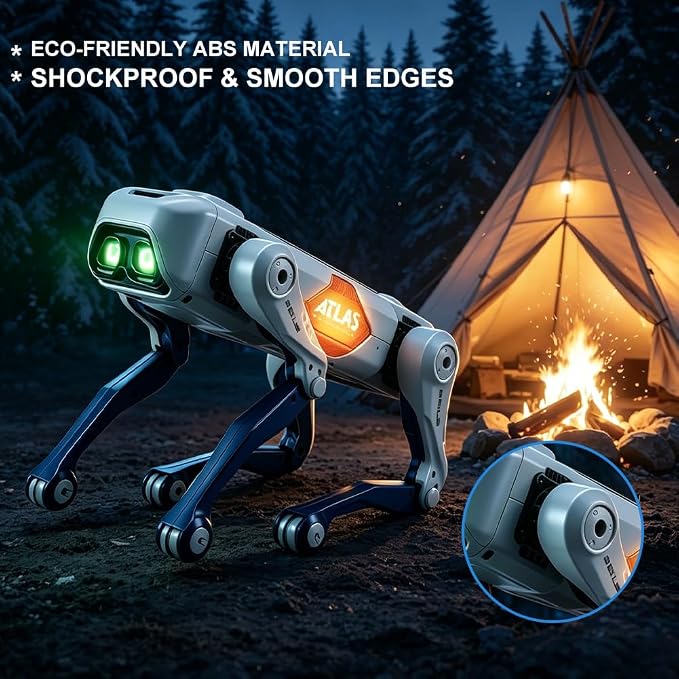 Smart Robot Dog for Kids, Interactive STEM Robotic Pet with Voice & App Control, Programmable Bionic Puppy Toy with 30+ Actions, Rechargeable Electronic Companion Gift for Boys Girls Ages 6-12