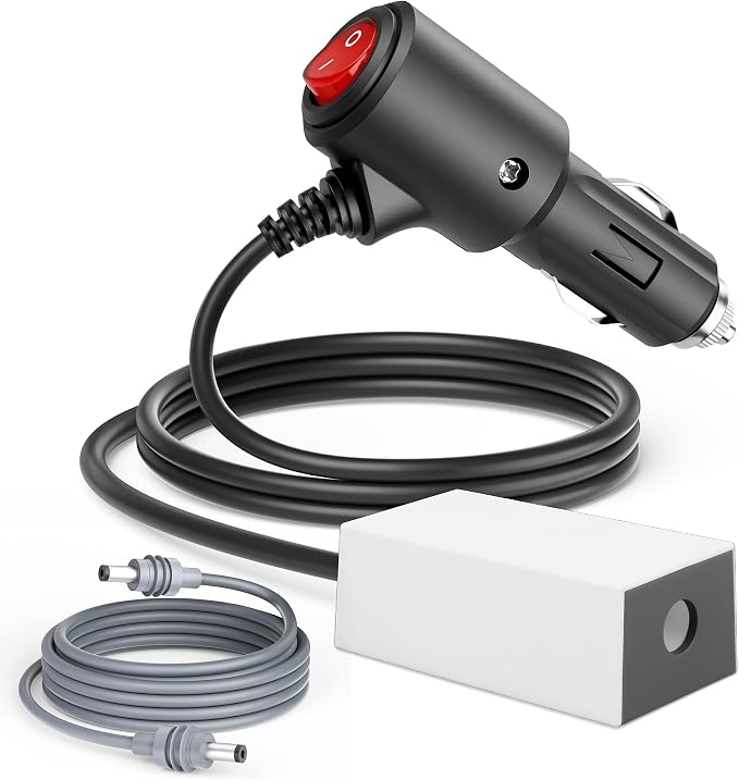 Starlink Mini 12V Car Adapter Power Supply 30V Step Up Converter Adapter | 2M Waterproof DC Power Cable,Cigarette Lighter Adapter with Switch,12V to 30V Step Up Converter No Voltage Drop 60W Output