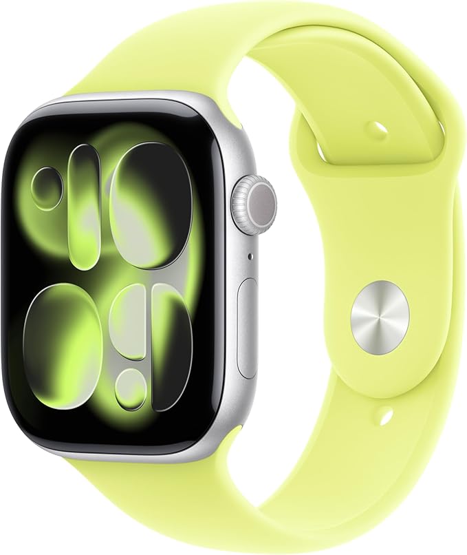 Apple Watch Band - Sport Band - 46mm - Neon Yellow - S/M