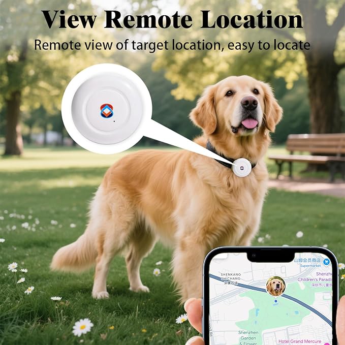 GPS Tracker for Vehicles Works with iOS & Android App No Subscription Required, with Built-in Speaker Magnetic Car Locator 2-Year Battery Life Location History & Location Sharing
