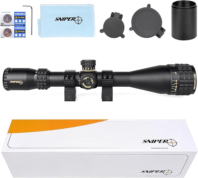 Rifle Scope 6-24x50 / 4-16x50 Red/Green/Blue llluminate Reticle AO Hunting Scope