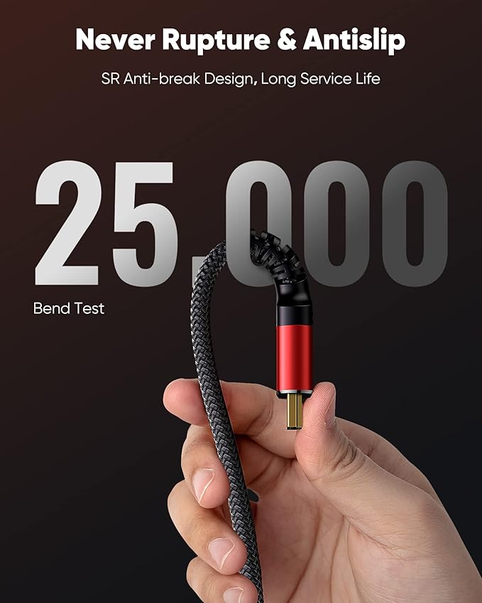 Highwings HDMI Cables 3.3FT/1M 2-Pack, (HDMI 2.1) 10K 8K@60Hz 4K@120Hz 48Gbps HDMI Cord, Ultra High Speed Picture Quality Performance Cable, Braided, HDCP 2.2&2.3, eARC, Ease of Installation