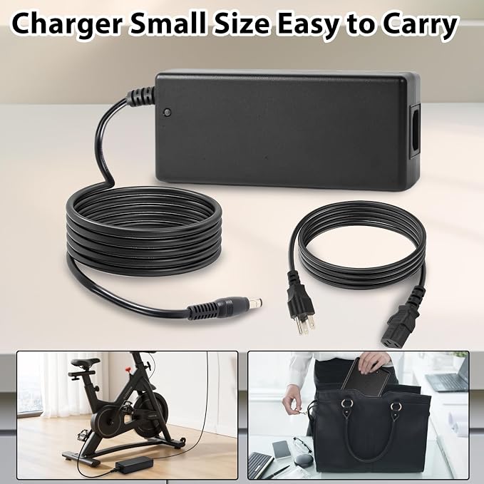 36V 3.5A AC/DC Power Adapter Replacement for NordicTrack Commercial S22i Elliptical Studio Cycle, Compatible with NTEX02422, IN3603500, 418190, NTEX02117NB, NTEX02117 Fitness Bike Power Supply Cord