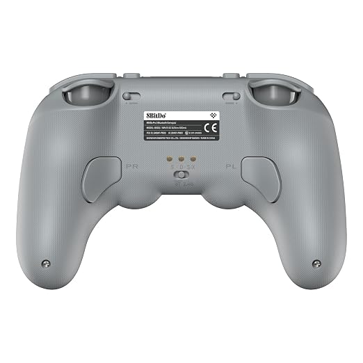 8BitDo Pro 3 Bluetooth Controller for Switch/Switch 2 – TMR Joysticks, Swappable ABXY Buttons, Pro Back Buttons, Charging Dock, Hall Effect Triggers, for Windows, Apple, SteamOS, Android - Gray