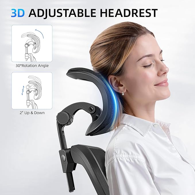 FelixKing Office Chair, Desk Chair with Adjustable Lumbar Support, Ergonomic Computer Chair with High Back and Armrest, Adjustable Height Gaming Chair Home Office Swivel Chair, Pack of 10, Black