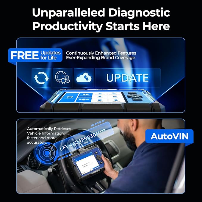 OBD2 Scanner TOPDON ArtiDiag600S, Scan Tool with 9 Reset Service for Oil/BMS/ABS/SAS/EPB/DPF/TPMS/Throttle/Injector Coding, ABS/SRS/Engine/AT Diagnostics Code Reader, Free Lifetime Upgrade