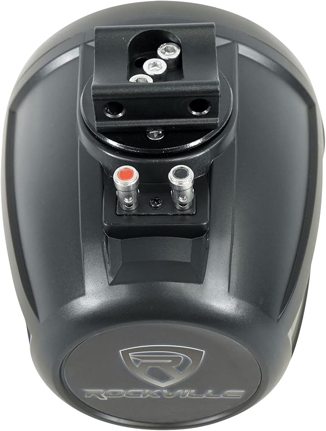 Rockville UT525B Pair 5.25" Black IPX6 Marine UTV Roll Bar Speakers | 70W RMS, 280W Peak per Pair, 4 Ohm, True Coaxial Design, 360° Swivel Brackets, Fits 1.5"-2" Bars, Wakeboard Towers