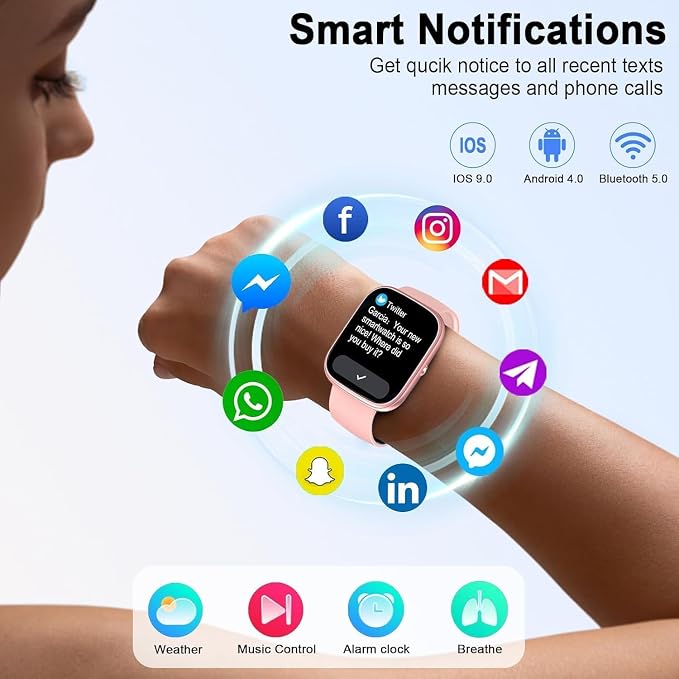 Smart Watch 2026 NEW 1.91" Smartwatch for Men Women(Answer/Make Call),Fitness Watch with 110+ Sport Modes, Reloj Inteligente with Sleep Monitor/Heart Rate/Step/Calories/IP68,for Android iOS, Gold Pink