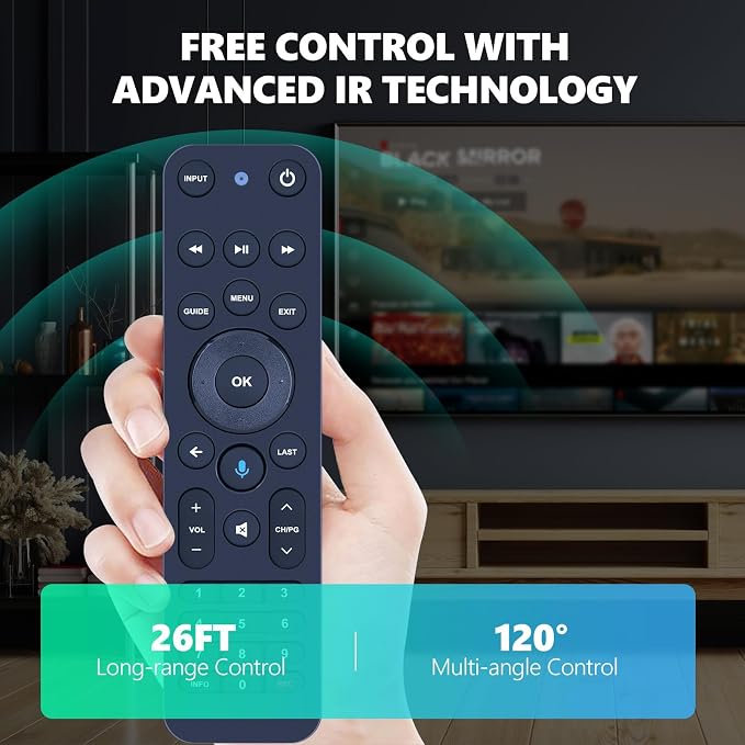PZL Replacement for Verizon FiOS TV One Voice Remote Control 2019 MG3-R32140B VRC4100 BLE