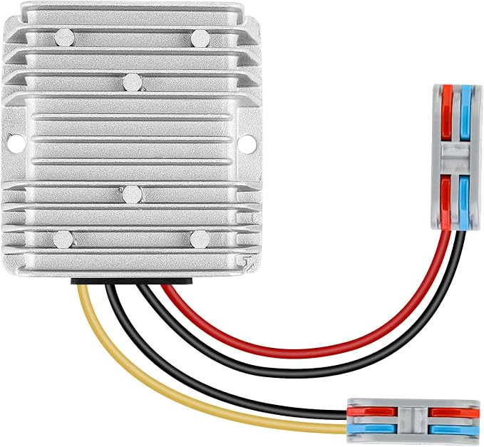 HOMELYLIFE DC 72V 60V 48V 36V Step Down to 12V 10A 120W Voltage Regulator Buck Converter Reducer Power Converter Waterproof Module Transformer for Golf Cart