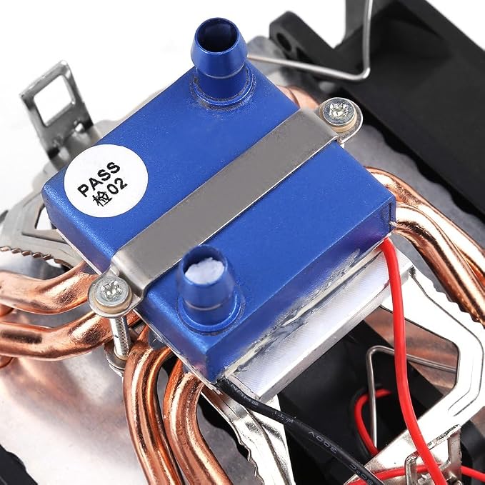 DC 12V Thermoelectric Cooler Peltier System Semiconductor Refrigeration Water Chiller Cooling Device for Fish Tank (120W for 30L Tank)