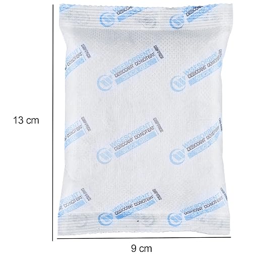 Wisesorb 120 Packs 100 Gram Silica Gel Packets, Dessicant Packets for Storage, Pure and Safe Silica Gel Desiccant Packs, Moisture Absorber Silica Gel Beads Packs for Moisture Control