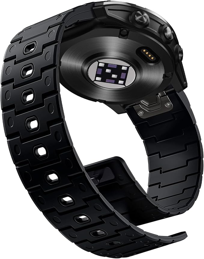Bandletic Magnetic Compatible with Garmin Instinct 2 Watch Band - 22mm Quick Fit Silicone Strap for Fenix 8 E 47mm/7 6 Pro/5 Plus/Instinct 3 E 45mm /Forerunner 965/955 /Approach S70/S62/S60/Epix Pro2