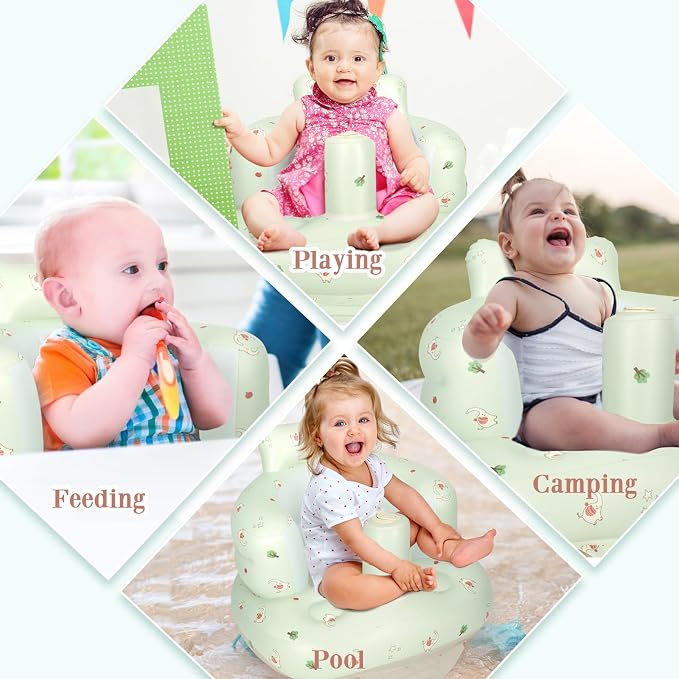 AirSwim Inflatable Baby Seat and Portable Electric Air Pump for Inflatables