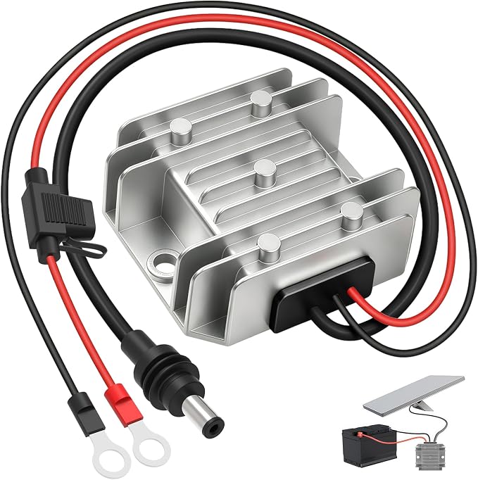 Starlink Mini 12V Adapter, 12V/24V to 30V DC Step-up Converter, Power Supply Converter Cable for RV, Truck and Boat, Eliminates Voltage Drop and Rebooting