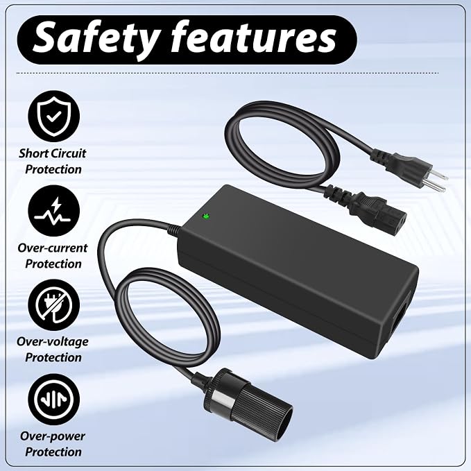 for 12v Green Mountain Grills Converter Power Adapter Suitable for GMG P-1001 P-1295 P-1266