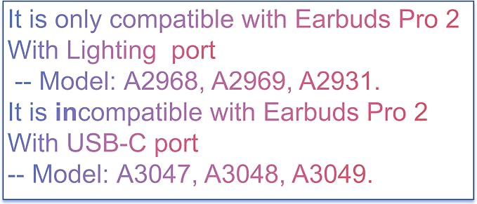 Meenova Genuine A2699, One Left Ear Side Replacement Only, OEM Single Left Earbuds, A2698, for Air Pro (2nd Generation) Lightning Version, Compatible with Original Pods Pro 2 Case EarPads, Not New