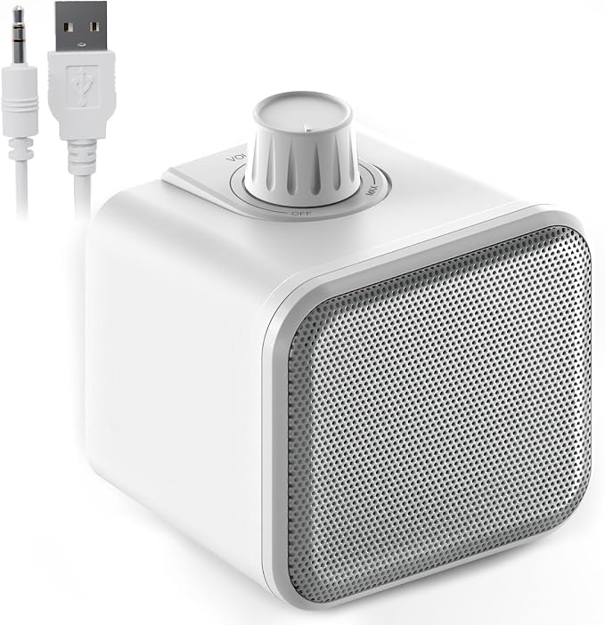 ANSTEN Wired Speakers for TV No Delay, Mini Clear Voice TV Speaker Wired with 5M Long Cord, Personal Speaker with Headphone Jack, Easy Operation, TV Speakers for Hard of Hearing and Seniors