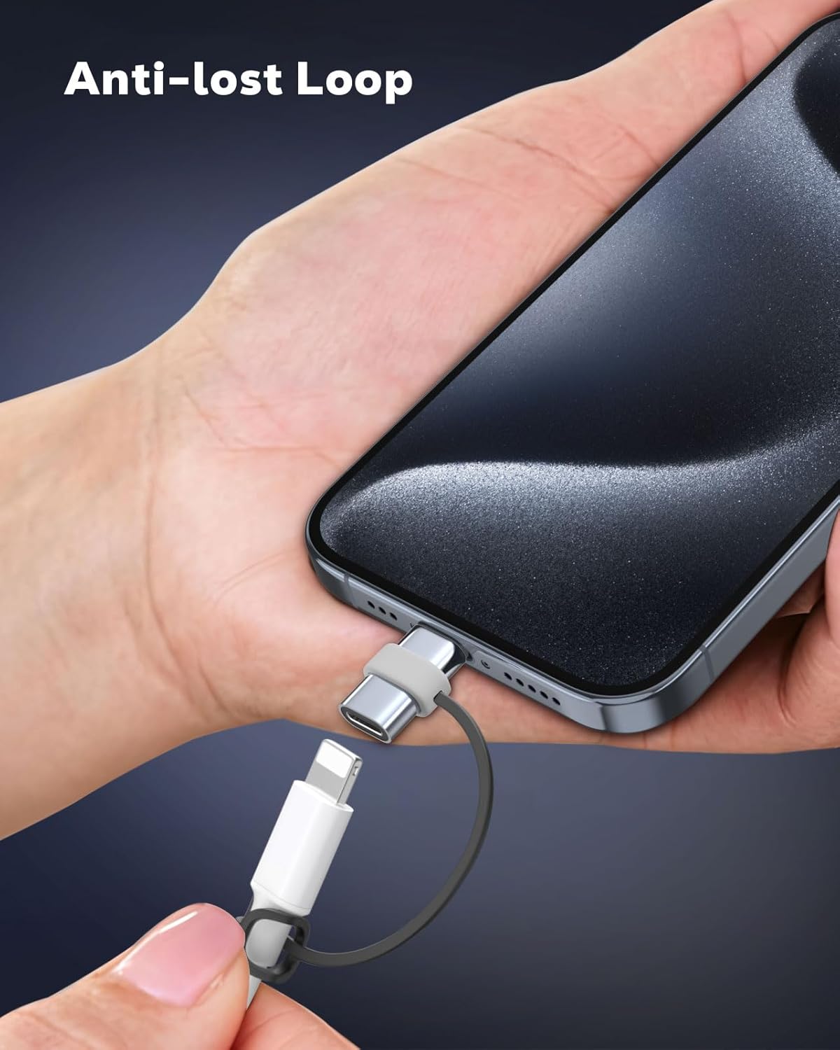 MoKo Lightning Female to USB C Male Adapter 2Pack, USB-C Lightning Adapter for iPhone Air 17 16 15 Pro Max Plus, iPad Pro/Air, Galaxy, iPhone to USB C Adapter for Data Sync, NOT for Audio/OTG, Gray