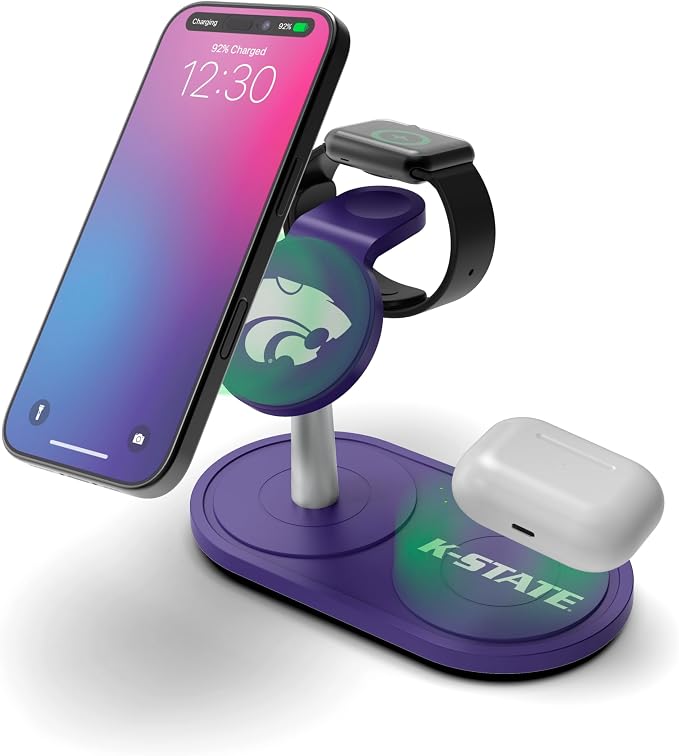 SOAR Collegiate 3-in-1 Wireless Charging Station
