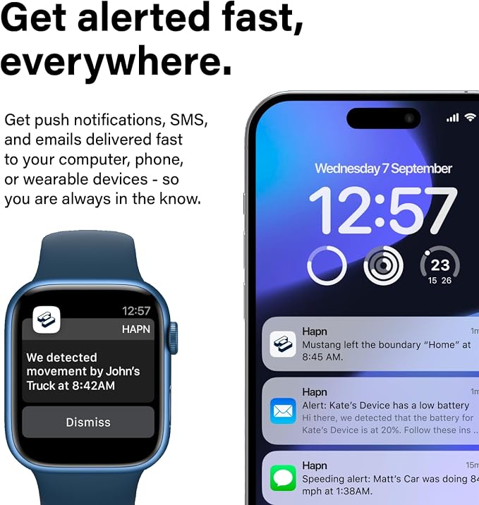 Spytec GPS Tracker with Up to 140 Day Extended Weatherproof Heavy Duty Magnetic Battery Case for Cars, Trucks, Business Vehicles - Unlimited US & Worldwide Real-Time Tracking App - Plan Needed
