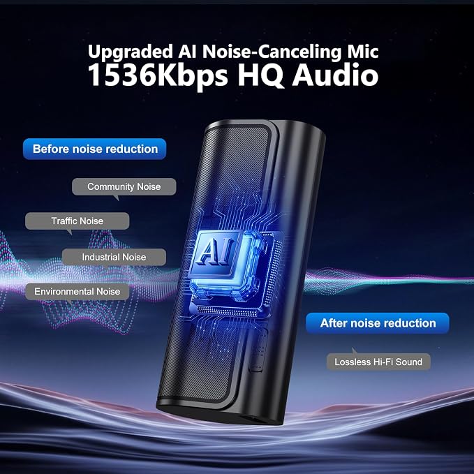 128GB Magnetic Voice Activated Recorder, 5000mAh Long Battery Digital Voice Recorder with 35 Days Continuous Recording, 360 Degree Mic and No-Light Design