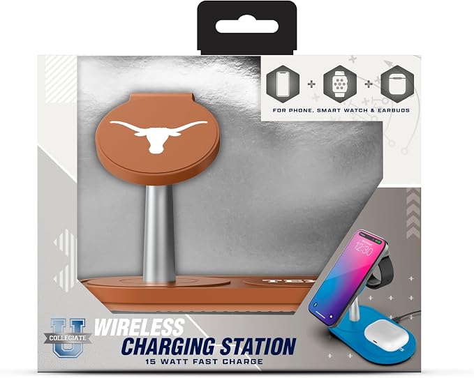 SOAR Collegiate 3-in-1 Wireless Charging Station