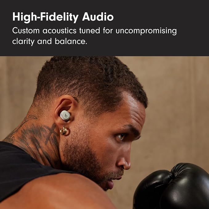 Beats Solo Buds - Wireless Bluetooth Earbuds with USB-C Charging Cables (1.5) - Storm Gray