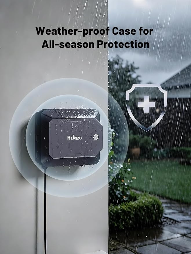 Outdoor Smart Sprinklers Controller 2.4GHz WiFi, Irrigation Controller Easy Use App Enabled, 16 Zones + 16 Plans, Save Water Auto Skip Rain, Freeze & Wind, 10 Minutes Install