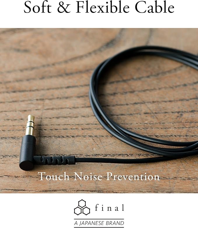 Final Audio Design High Resolution Headphone - Stainless Steel (E3000) Black