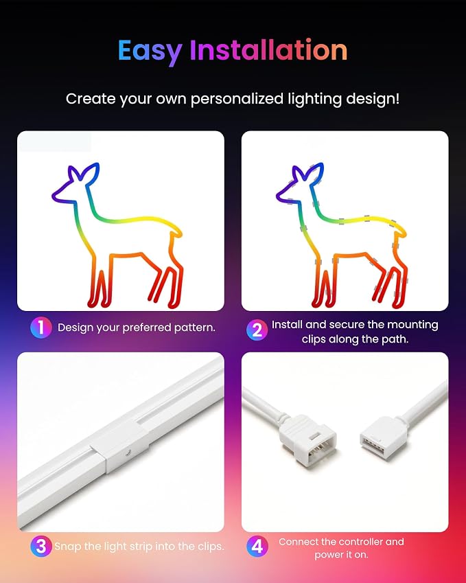 SwitchBot RGBIC Neon Rope Light, 5M Matter-Certified Neon Strip Lights Works with Apple Home, Alexa and Google Home, 16 Million Colors, Music Sync, Scene Modes, LED Neon Lights for Bedroom, Wall Decor
