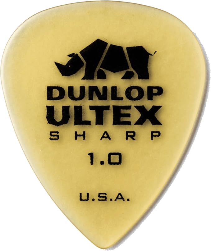 Jim Dunlop Ultex® Sharp Pick 1.0MM - 6 Pack