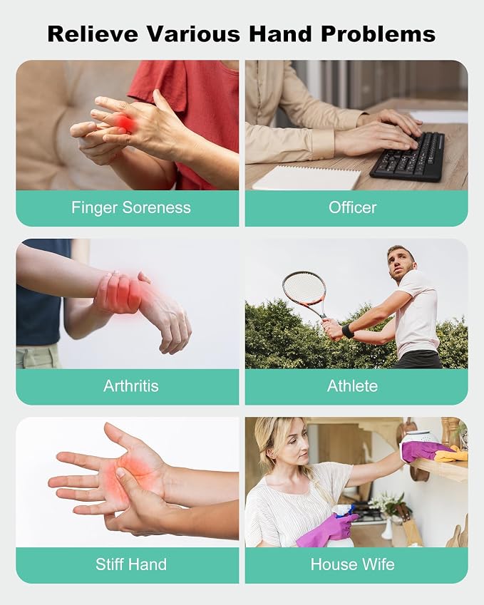 Snailax FSA Hand Massager with Heat and Compression, 2026 Upgraded HSA Eligible Heated Hand Massage Tool for Arthritis and Carpal Tunnel Relief, Palm Wrist Massager Hand Care, Fathers Day Gift for Dad
