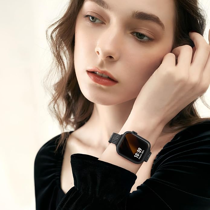 Missair Compatible with Apple Watch Band 38mm 40mm 41mm 42mm 44mm 45mm 46mm 49mm, Four Leaf Lucky Bracelet Women Dressy Stainless Steel Metal Clover Strap for iWatch Series 11 10 9 8 7 6 5 4 SE Ultra