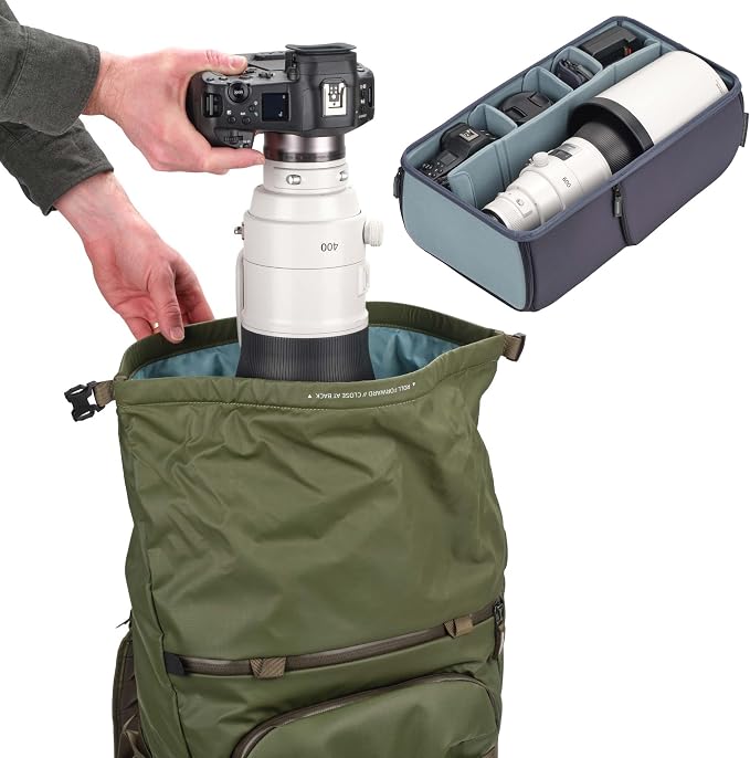 Shimoda Core Unit DSLR XL40 RST Modular Camera Insert With Rear, Side And Top Access For Action X40 And X50 Backpacks, Supporting Super Telephoto Lenses up to 600mm 4.0 and Professional Outdoor Use