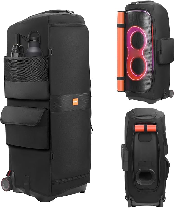 LEFOR·Z Speaker Case Compatible with JBL PartyBox Ultimate,Bottomless Speaker Dust Cover Storage Bag Fits for JBL PartyBox Ultimate for Outdoor Travel,Portable Cover Only(Without Pull Rod & Wheels)