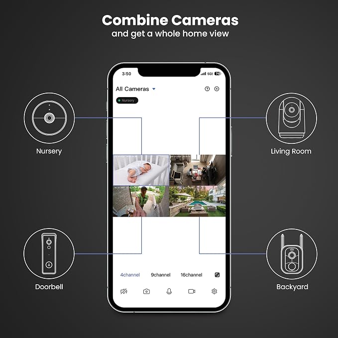 Feit Electric CAM/WM/WiFi 1080p HD Outdoor WiFi Smart Home Security Camera with Night Vision