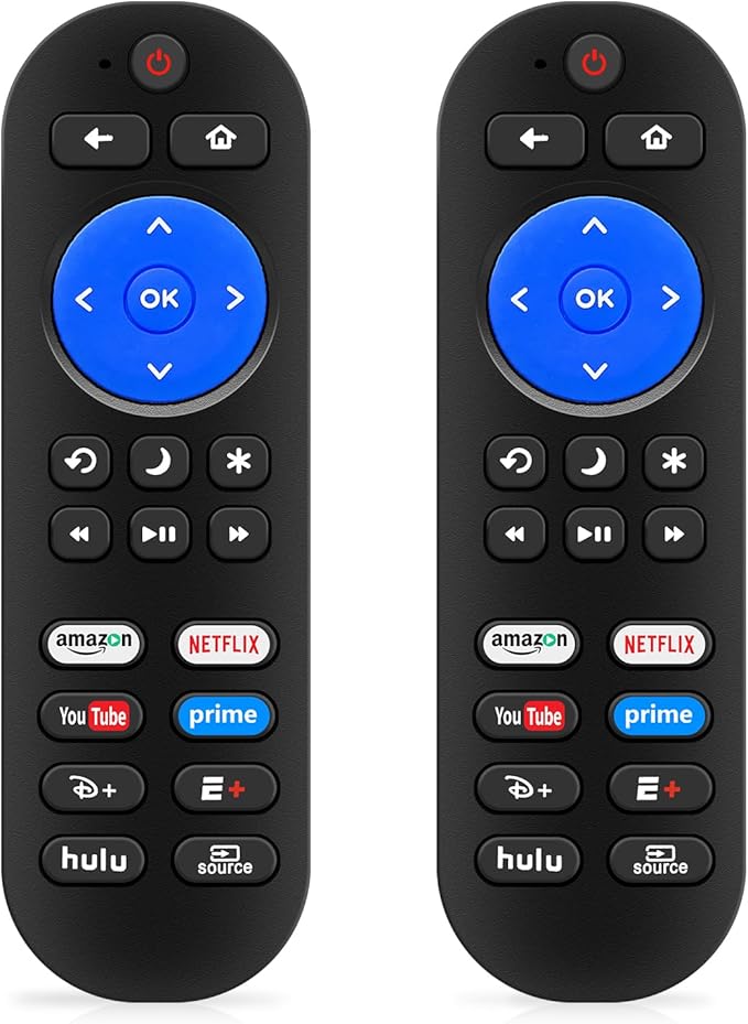 Universal Replacement TV Remote for Roku Players and Roku TV Remote, for Roku 1 2 3 4, Express/+, Premiere/+, Ultra and for All Roku TV (Not for Roku Stick)