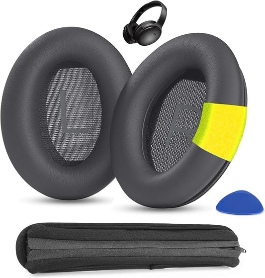 TaiZiChangQin QC35 QC45 Ear Pads Headband Replacement Cushions for Bose QuietComfort 45 (QC45) QC35 QC35ii QuietComfort SE/New Quiet Comfort Wireless Headset Earpads Kit