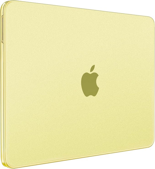 MOSISO Compatible with MacBook Neo Case 13 inch 2026 Release Model A3404, Seamlessly Closes&Fingerprints-Resistant Protective Hard Shell Cover, Great for Work Travel Study Daily Use, Citrus Clear