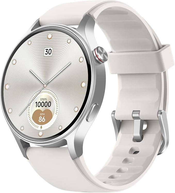 aeac Smart Watch for Women, AMOLED Ultra-Clear Screen Activity Trackers with Heart Rate/Sleep/SpO2 Monitor, Smartwatch for iPhone/Samsung/Android, 110+ Sport Modes (Grey, S/M/L, Grey)