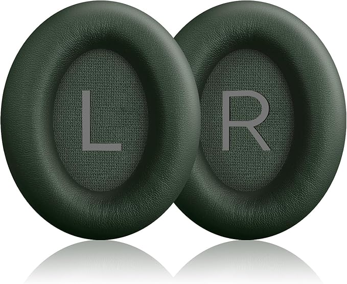 Replacement Ear Pads for Bose QuietComfort 45 (QC45)/QuietComfort SE (QC SE)/Quiet Comfort Headphones, Ear Cushions, Headset Earpads, Ear Cups Cover with Soft Protein Leather (Cypress Green)